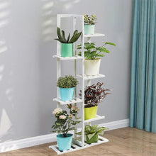 Load image into Gallery viewer, Wooden Plant Stand Flower Pots Holder Rack Shelf Stairs