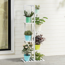 Load image into Gallery viewer, Wooden Plant Stand Flower Pots Holder Rack Shelf Stairs