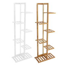 Load image into Gallery viewer, Wooden Plant Stand Flower Pots Holder Rack Shelf Stairs
