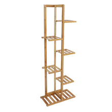Load image into Gallery viewer, Wooden Plant Stand Flower Pots Holder Rack Shelf Stairs