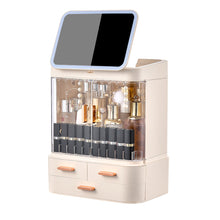 Load image into Gallery viewer, Large Capacity Makeup Organizer LED mirror with /wIthout Tank