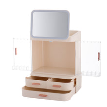 Load image into Gallery viewer, Large Capacity Makeup Organizer LED mirror with /wIthout Tank
