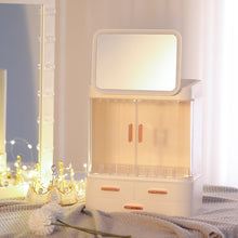 Load image into Gallery viewer, Large Capacity Makeup Organizer LED mirror with /wIthout Tank