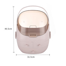 Load image into Gallery viewer, Portable Makeup Storage Organizer Box