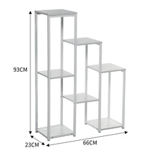 Load image into Gallery viewer, 7 Tier Ladder Shelf Corner Storage Plant Stand