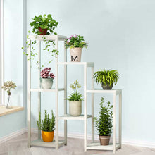 Load image into Gallery viewer, 7 Tier Ladder Shelf Corner Storage Plant Stand