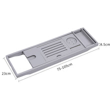 Load image into Gallery viewer, Bamboo Wooden Bath Tub Rack Bathroom Shelf Tray Storage Shelf