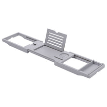 Load image into Gallery viewer, Bamboo Wooden Bath Tub Rack Bathroom Shelf Tray Storage Shelf