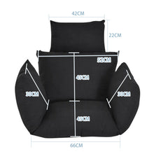 Load image into Gallery viewer, Hanging Egg Chair Pad Wicker Rattan Swing Chair Seat Cushion