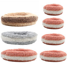 Load image into Gallery viewer, Pet Dog Cat Shag Fluffy Calming Bed Plush Nesting Basket Cushion Beds