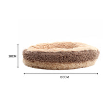 Load image into Gallery viewer, Pet Dog Cat Shag Fluffy Calming Bed Plush Nesting Basket Cushion Beds