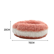 Load image into Gallery viewer, Pet Dog Cat Shag Fluffy Calming Bed Plush Nesting Basket Cushion Beds