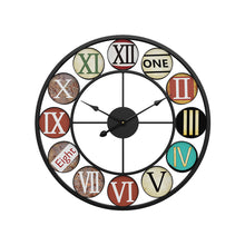 Load image into Gallery viewer, 50CM American Vintage Metal Wall Clock