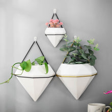 Load image into Gallery viewer, Wall Hanging Geometric Green Plants Planter Box Pot Flower Holder