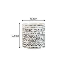 Load image into Gallery viewer, Ceramic Plant Decor Vase Stand + Iron Rack Garden Home Flower Pot Holder