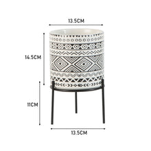Load image into Gallery viewer, Ceramic Plant Decor Vase Stand + Iron Rack Garden Home Flower Pot Holder