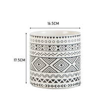 Load image into Gallery viewer, Ceramic Plant Decor Vase Stand + Iron Rack Garden Home Flower Pot Holder