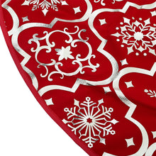 Load image into Gallery viewer, Round Shape Christmas Tree Base Skirt Xmas Ornament with Stocking, SW0331