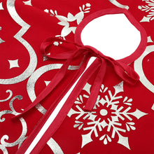 Load image into Gallery viewer, Round Shape Christmas Tree Base Skirt Xmas Ornament with Stocking, SW0331