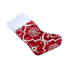 Load image into Gallery viewer, Round Shape Christmas Tree Base Skirt Xmas Ornament with Stocking, SW0331