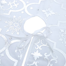 Load image into Gallery viewer, Round Shape Christmas Tree Base Skirt Xmas Ornament with Stocking, SW0332