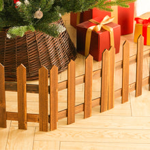 Load image into Gallery viewer, Wooden Christmas Tree Picket Fence for Family Holiday Decoration, SW0334