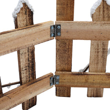 Load image into Gallery viewer, Christmas Wooden Decorative Tree Fence Xmas Tree Border, SW0335