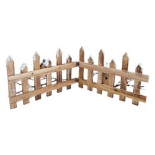 Load image into Gallery viewer, Christmas Wooden Decorative Tree Fence Xmas Tree Border, SW0335