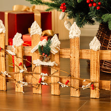 Load image into Gallery viewer, Christmas Wooden Decorative Tree Fence Xmas Tree Border, SW0335