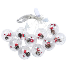 Load image into Gallery viewer, Decorative Hanging Ball LED Lights with Sucker Christmas Ornament, SW0337