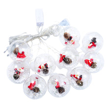 Load image into Gallery viewer, Decorative Hanging Ball LED Lights with Sucker Christmas Ornament, SW0338