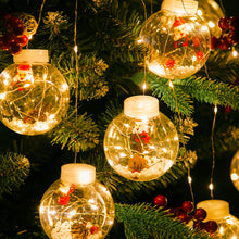 Load image into Gallery viewer, Decorative Hanging Ball LED Lights with Sucker Christmas Ornament, SW0338