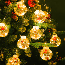 Load image into Gallery viewer, Decorative Hanging Ball LED Lights with Sucker Christmas Ornament, SW0338