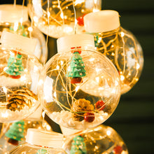 Load image into Gallery viewer, Decorative Hanging Ball LED Lights with Sucker Christmas Ornament, SW0339