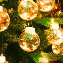 Load image into Gallery viewer, Decorative Hanging Ball LED Lights with Sucker Christmas Ornament, SW0339