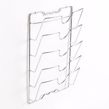 Load image into Gallery viewer, Kitchen Wall Hanging Pot Cover Rack 5-Layer Pot Lid Storage Rack Metal
