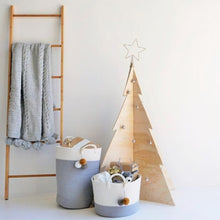 Load image into Gallery viewer, Woven Basket Baby Kids Toys Storage Clothes Hamper Laundry Bin Bucket