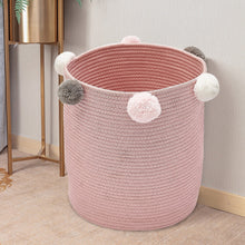 Load image into Gallery viewer, Kid Baby Toy Cotton Laundry Basket Washing Clothes Storage Bag Hamper Bin Tidy