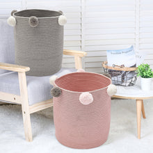 Load image into Gallery viewer, Kid Baby Toy Cotton Laundry Basket Washing Clothes Storage Bag Hamper Bin Tidy
