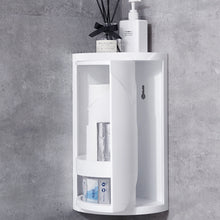 Load image into Gallery viewer, 2 Tier Bathroom Corner Shower Suction Shelf Tidy Wall Storage Basket Kitchen Caddy Rack