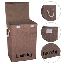Load image into Gallery viewer, Collapsible Wash Laundry Basket Large Folding Clothes Hamper Bin Storage Bag