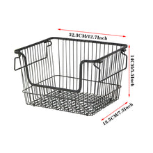 Load image into Gallery viewer, Kitchen Vegetable Fruit Storage Rack Wire Basket Stackable/Hanging Organizer