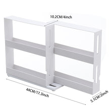 Load image into Gallery viewer, 2 tiers Rotating Spice Herb Rack Holder Kitchen Jar Pull-Out Organiser Storage