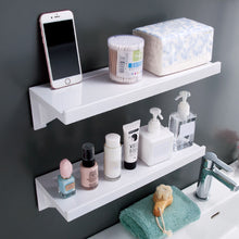 Load image into Gallery viewer, Bathroom Kitchen Wall Shelf Suction Cup Rack Storage Organizer Display Holder