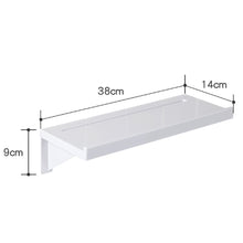 Load image into Gallery viewer, Bathroom Kitchen Wall Shelf Suction Cup Rack Storage Organizer Display Holder