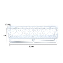 Load image into Gallery viewer, White Wine Rack Wall Mounted Bottle Champagne Glass Holder Bar Accessory