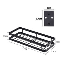 Load image into Gallery viewer, Wall Mounted Herb Spice Jar Holder Metal Storage Rack ,Kitchen Organizer