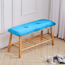 Load image into Gallery viewer, Shoe Bench Bamboo 2 Tier with Shoe Storage Rack