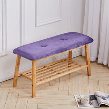 Load image into Gallery viewer, Shoe Bench Bamboo 2 Tier with Shoe Storage Rack