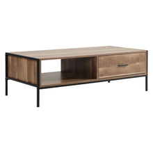 Load image into Gallery viewer, Vintage Industrial Coffee Table Drawers Storage Shelf End Table